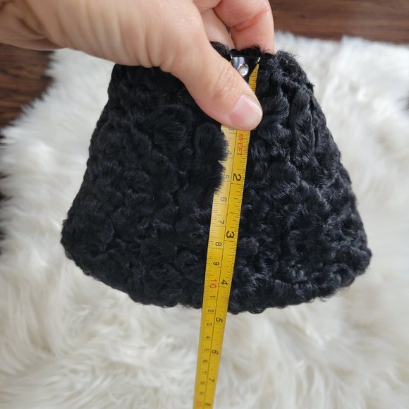 Black Vintage Women's Winter Trapper Snow Hat One Size Business Formal Women - Picture 7 of 8